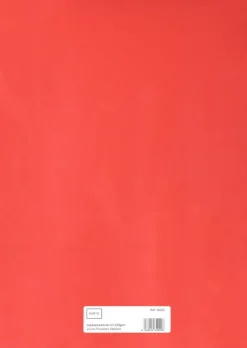 Aakartelukartonki A3 220 Gsm Joulun Punainen 5 Ark/Pss