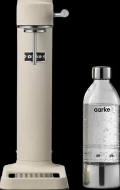 Aarke Carbonator 3 Hiilihapotuslaite, Sisaltaa Pullon, Beige