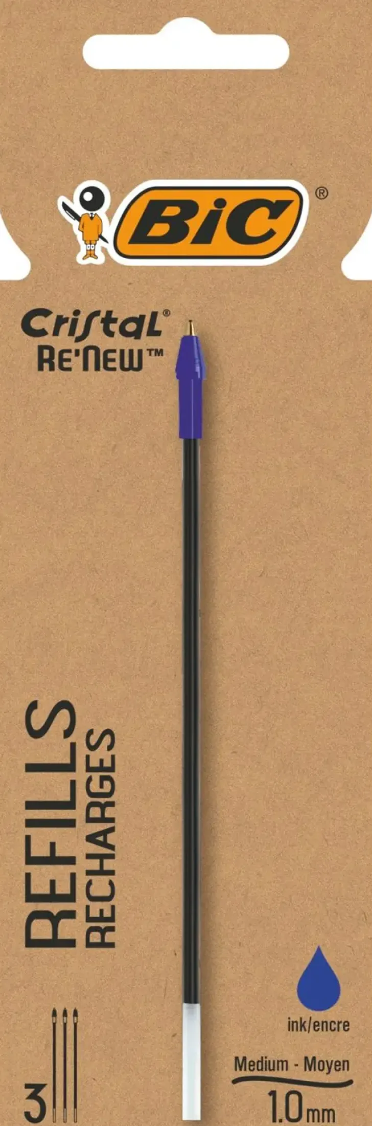 Bic Cristal Re-New Tayttosailio 3Kpl