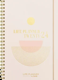 Burde Kalenteri 2024 Life Planner Pink