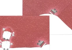 C6 Kirjekuori Tontut Punainen 10Kpl/Pkt