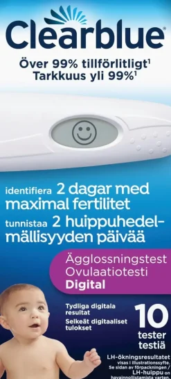 Clearblue 10Kpl Digital Ovulaatiotesti