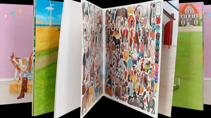 Create Your Happy Horses Tarrakirja