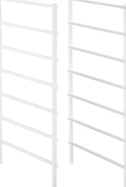 Elfa Classic Liukukiskollinen Telinepaaty 7 Liukukiskolla 200713 Valkoinen