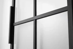 Habo Ovi Cube 900X2133X28 Musta/Lasi