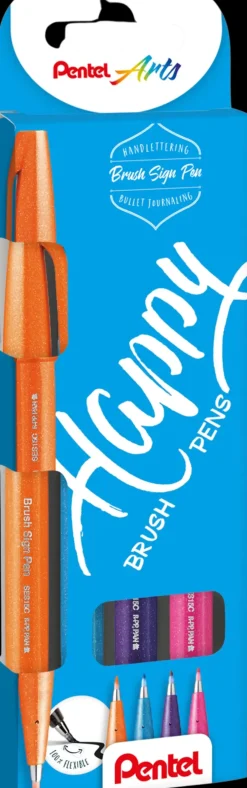 Handletterig Kynasetti Pentel Fancy