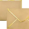 J.K. Primeco Kirjekuori C6 Kultafolio Uusioruskea 10Kpl