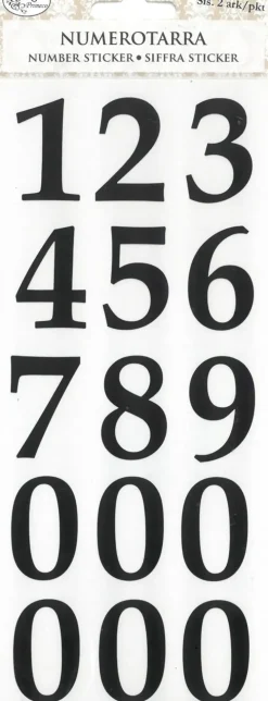 J.K. Primeco Numerotarra Keskikoko 2Ark