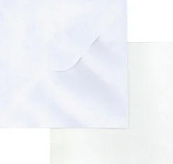 J.K. Primeco 2-Os. Korttipohja + Kirjekuori Nelio Helmiaisvalkoinen 5Kpl+5Kpl