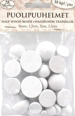 J.K. Primeco Puolipuuhelmet Valkoinen Lajitelma 35 Kpl