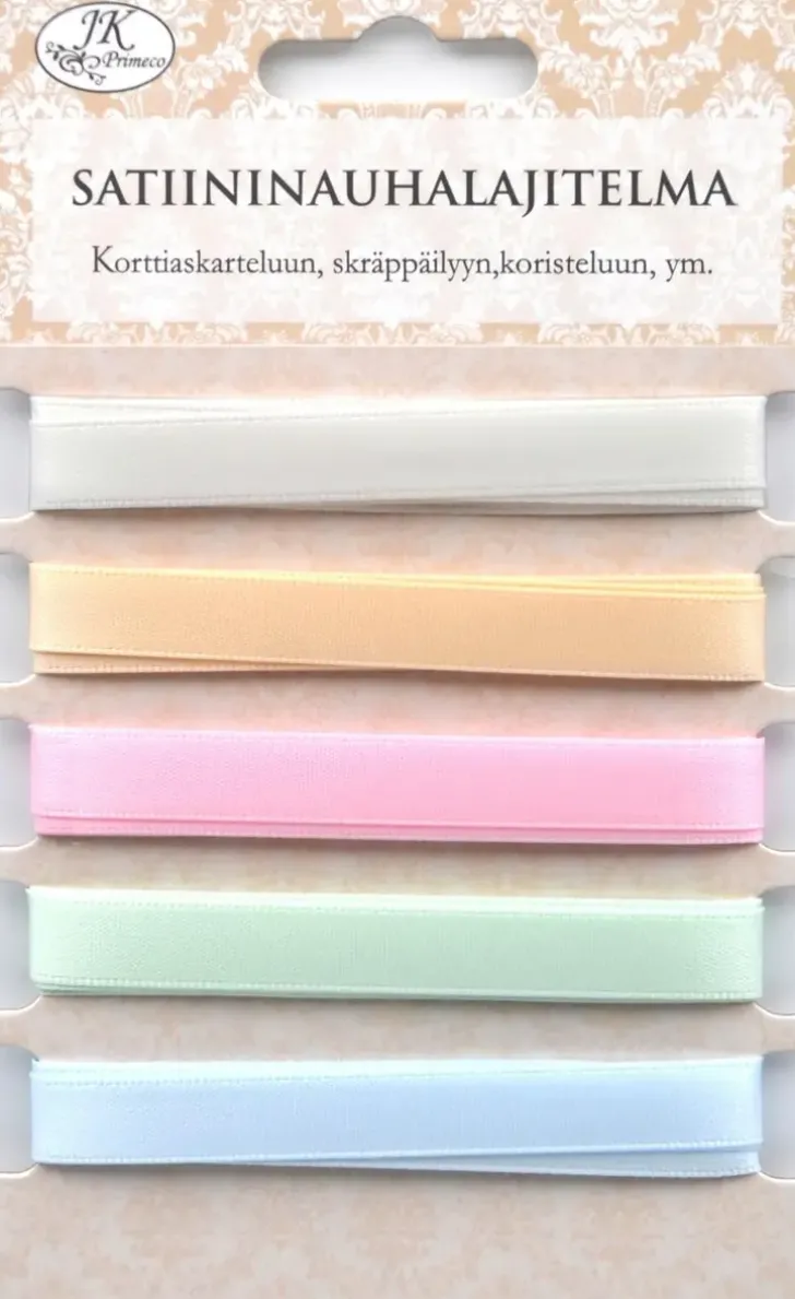 J.K. Primeco Satiininauhalajitelma Pastelli