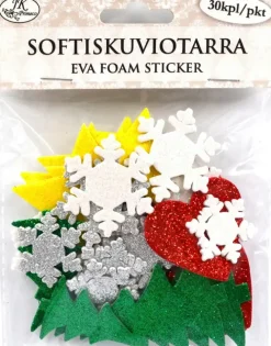 J.K. Primeco Softiskuviotarra Joulu Glitter 30 Kpl