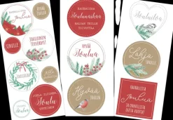 J.K. Primeco Tekstitarra Iso Havut Ja Marjat 3 Ark