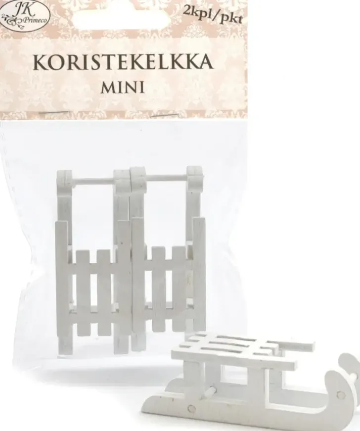 Koristekelkat Mini Valkoinen 2Kpl/Pkt