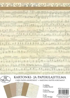 Kuviokartonkilajitelma Nostalgia A4/5