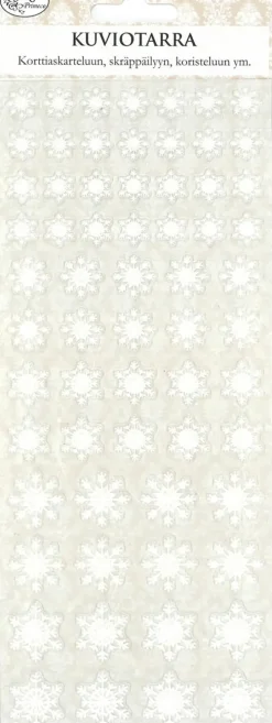 Kuviotarra Lumihiutale Glitter