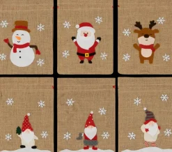 Lahjapussi Joulu 21X27 Cm, Erilaisia