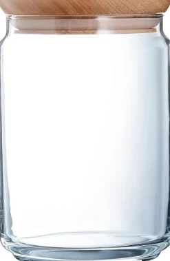 Luminarc Lasipurkki Puukannella 1L