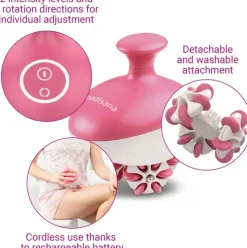 Medisana Selluliittihieroja Valko-Pinkki