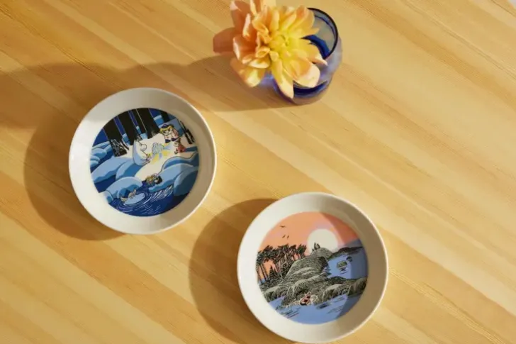 Moomin Arabia Lumilyhty Ja Muumi Lautassetti 19 Cm