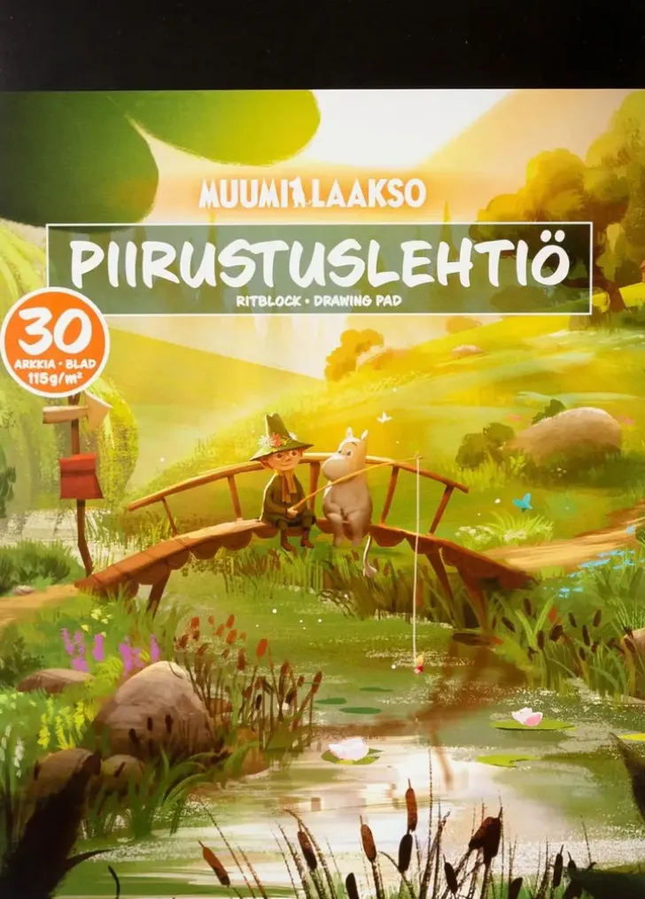 Muumilaakso Piirustuslehtio A4 30 Arkkia