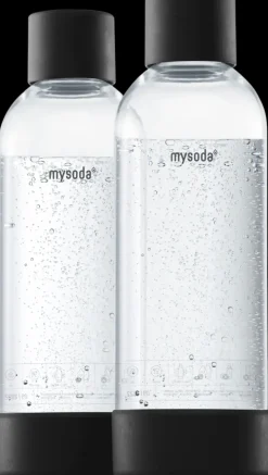 Mysoda Black 1L Juomapullo 2-Pack