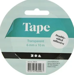 Nellen Kaksipuoleinen Askarkeluteippi 6Mm X 10M