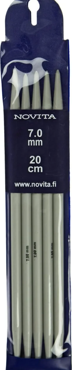 Novita Sukkapuikot 20Cm - 7 Mm Harmaa