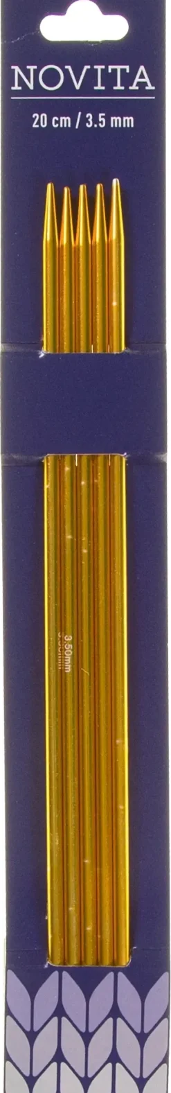 Novita Sukkapuikot 20Cm - 3,5 Mm Kulta