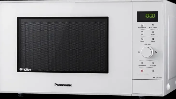 Panasonic Nn-Gd34Hwsug Mikroaaltouuni 23L Invertteritekniikka Ja Grilli