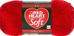 Prym Red Heart Neulelanka Soft Akryyli 100G Punainen