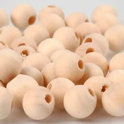 Puuhelmi 10Mm, Kasittelematon, 40Kpl