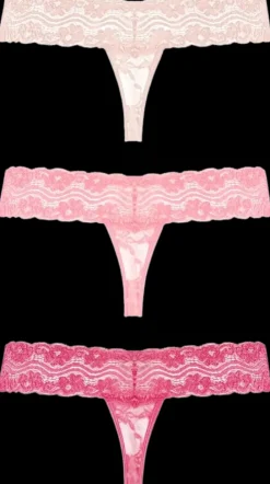 Rose Stringit 3 Kpl Pakkaus S/M