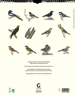 Seinakalenteri Linnut Von Wright 2024