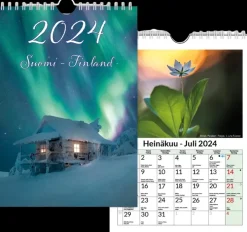 Seinakalenteri Postikorttikalenteri A5 2024