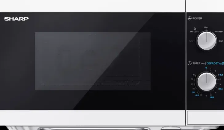 Sharp Yc-Ms01Ew Mikroaaltouuni 20L Valkoinen