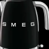 Smeg Musta Vedenkeitin Lampotilansaadolla Klf04Bleu