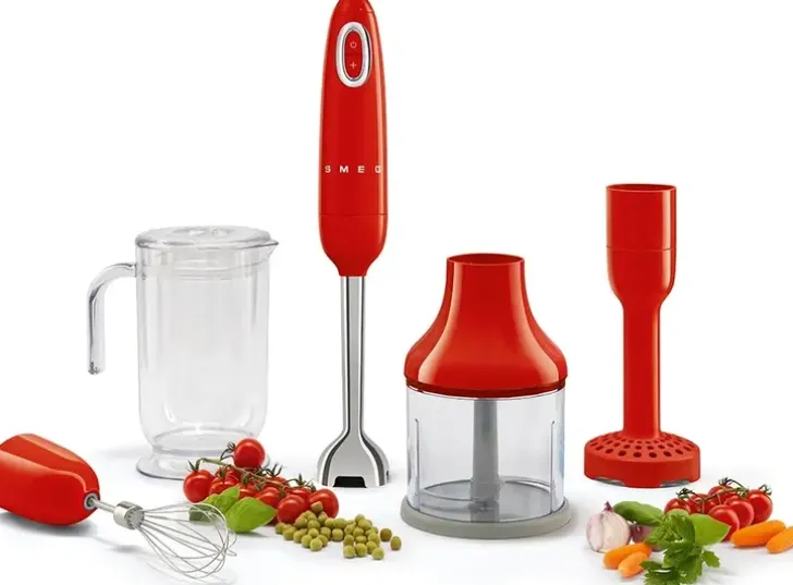 Smeg Sauvasekoitinsetti, Punainen