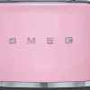 Smeg Tsf01Pkeu 2-Viipaleen Leivanpaahdin Pinkki