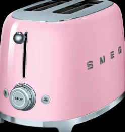 Smeg Tsf01Pkeu 2-Viipaleen Leivanpaahdin Pinkki