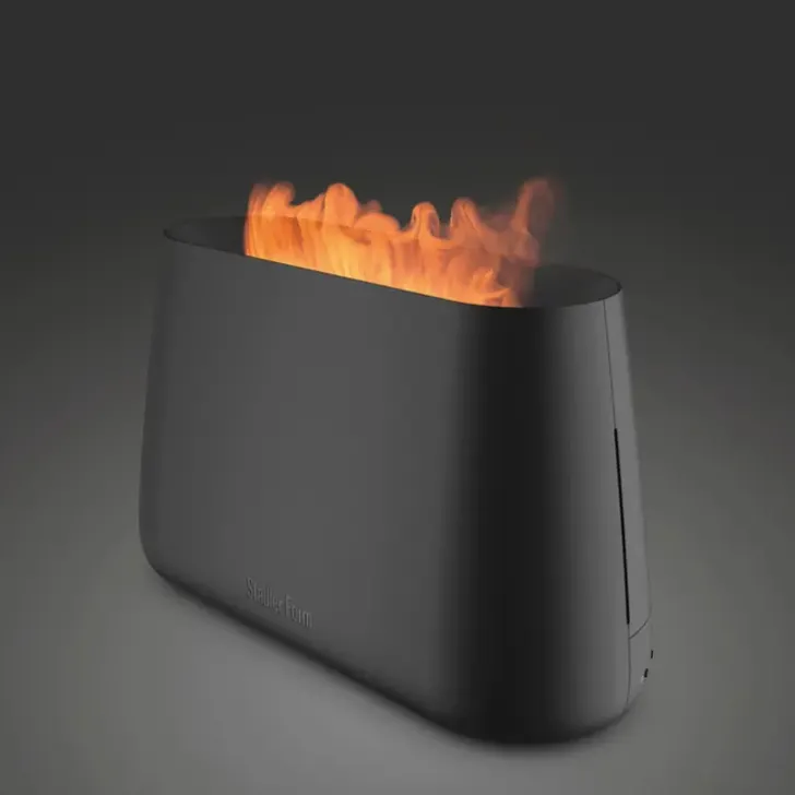 Stadler Form Ben Ilmankostutin Liekkiefektilla Musta