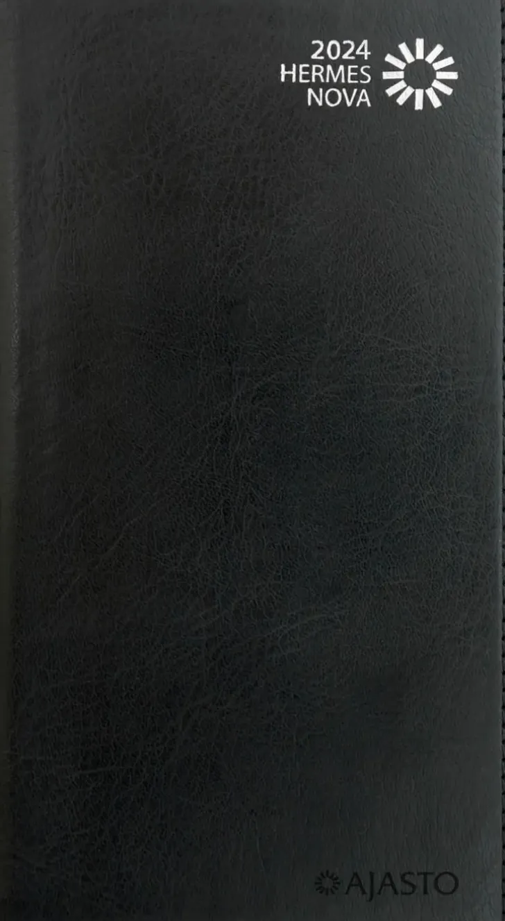 Taskukalenteri Hermes Nova, Musta
