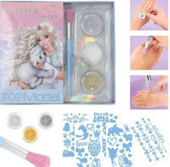 Topmodel Kimalletatuointisetti Iceworld