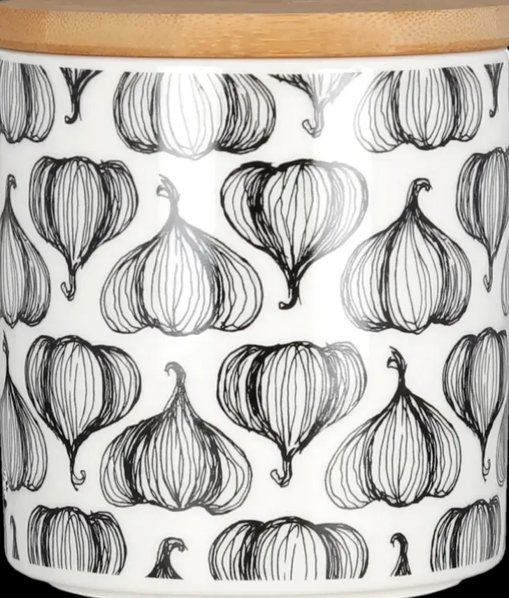 Valkosipulipurkki 8 Dl Koti Kultakeramiikka