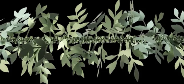 Weiste Kapea Lehtipunos Satiini Metsanvihrea 90Mmx2M